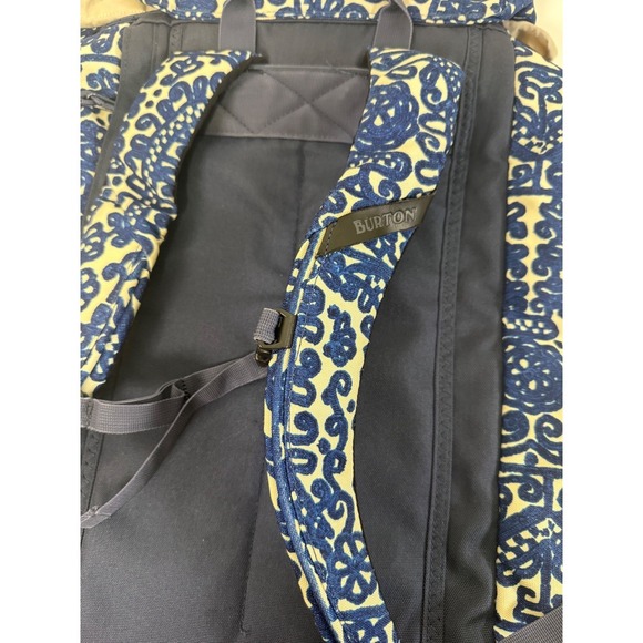 Burton Tinder Pack Backpack 30L Indigo Batik Blue Paisley Laptop Rucksack - Picture 15 of 15